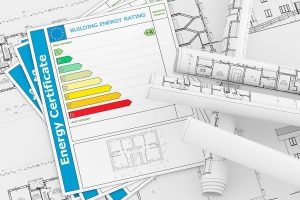 Combined 2D floor plan and Energy Performance Certificate 